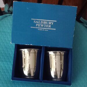 Salisbury Pewter Tumblers/2